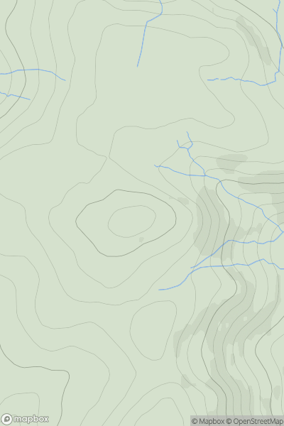 Thumbnail image for Laggan Hill [Carrick and Galloway] showing contour plot for surrounding peak